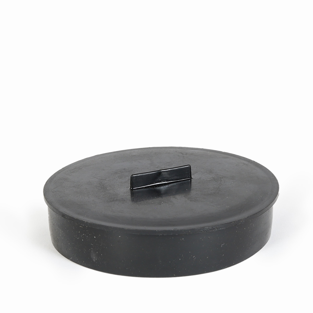 Capuchon de fermeture pour couvercle, en PE-HD, noir, rond