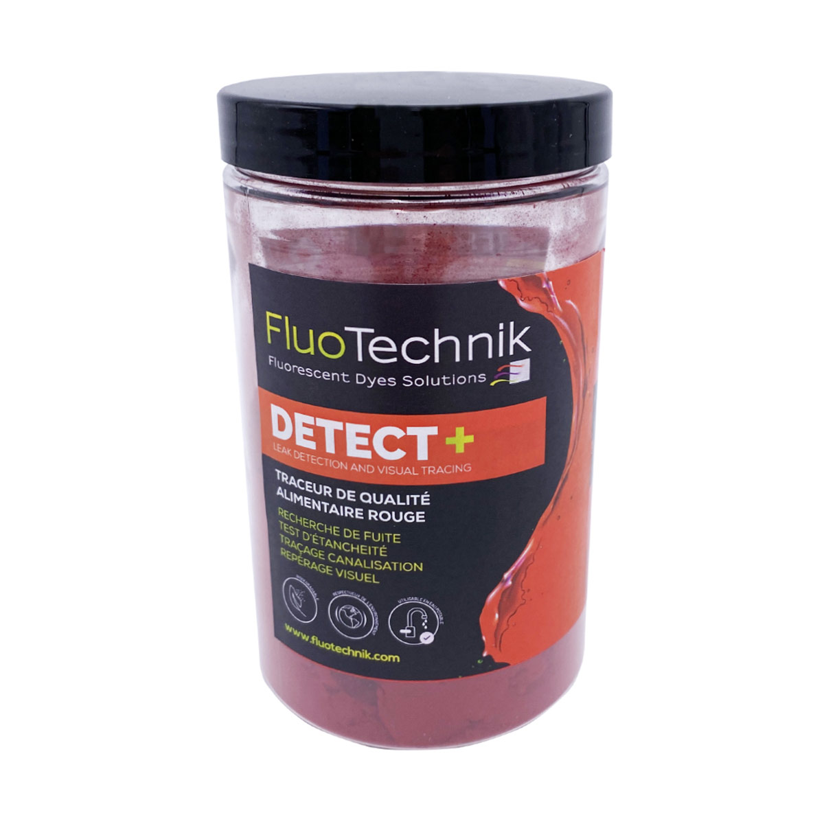 nat. Wasserfärbemittel Detect+ rot