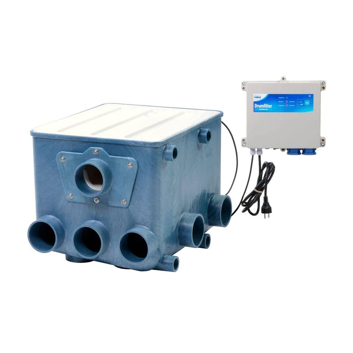 Aquaforte Trommelfilter ATF-1, inkl. weissem Deckel und Kontroller