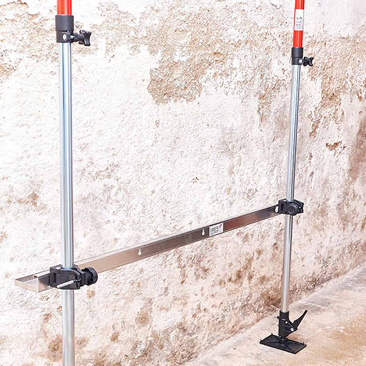 Montagestangen, QS30, aus Stahl, blau