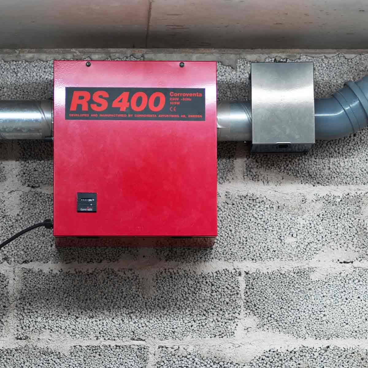 Aspirateur de radon, RS 400, rouge/noir