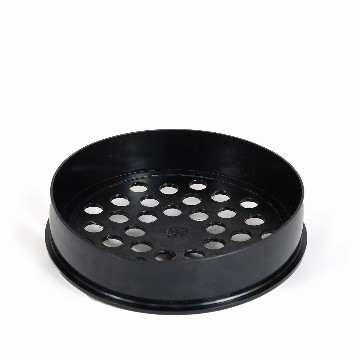 Siebkappe zu Deckel, aus PE-HD, schwarz, rund