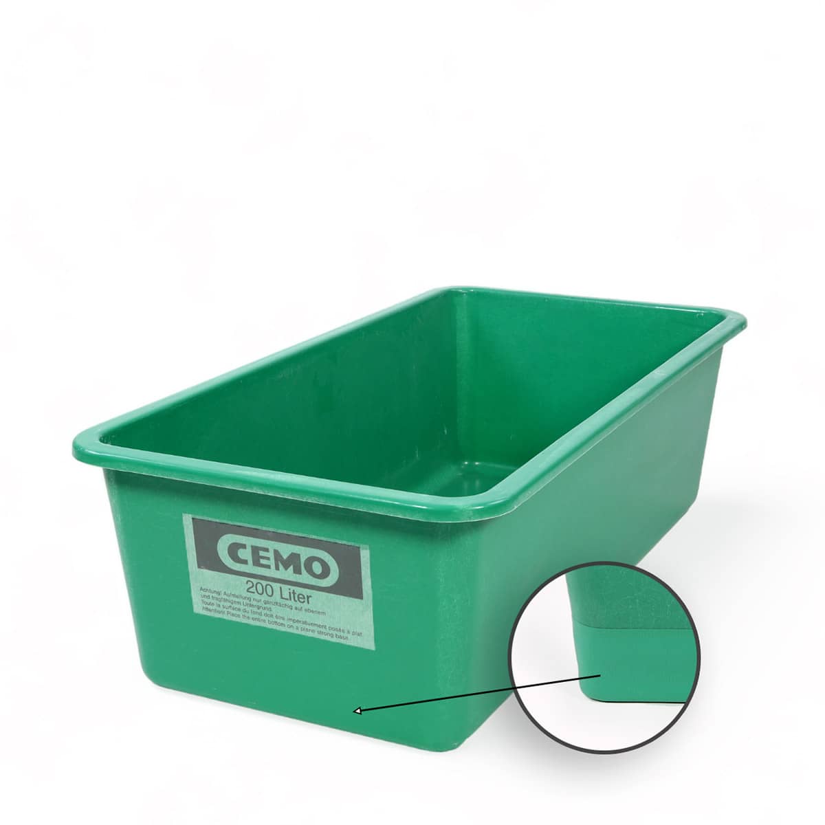 faserplast Lagerung Recheckbehaelter PRO gruen 200l 600001.041 1200x1200