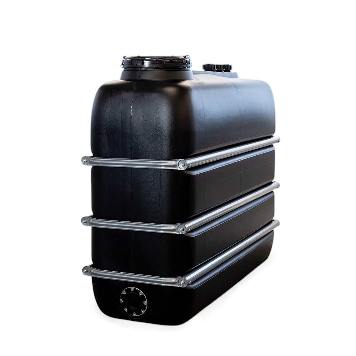 Lila Wassertank Lagertank PEDF schwarz, 2000 l, aus PE-HD, Trinkwasser geeignet