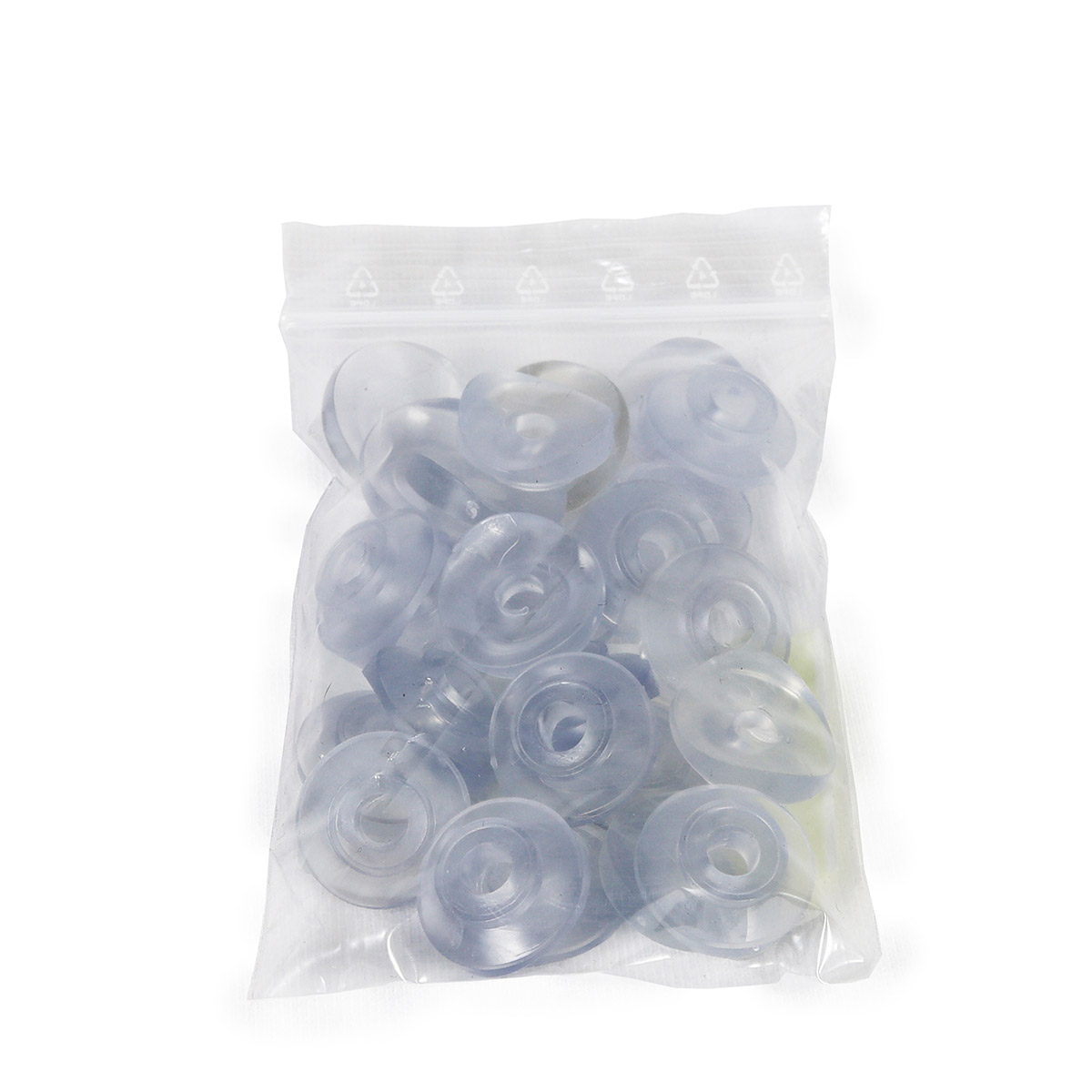 Dichtscheibe, aus PVC, natur, 25er Pack