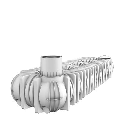 Trinkwassertank, 10000 l, flach, aus langlebigen PE