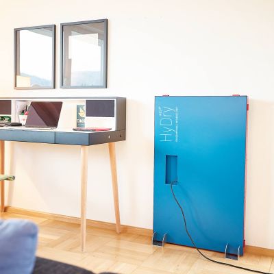 Infrarot-Heizplatte HyDry, Alu und ABS, rot-blau, 0.78 kW