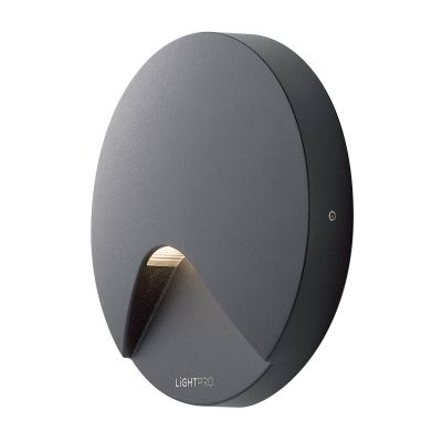 Wandleuchte Kuma, Aluminium, schwarz, warm weiss