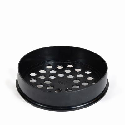 Siebkappe zu Deckel, aus PE-HD, schwarz, rund