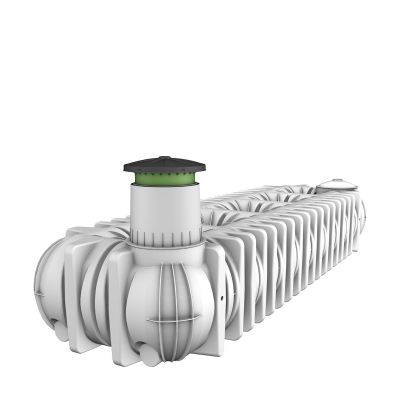 Trinkwassertank, 10000 l, flach, aus langlebigen PE
