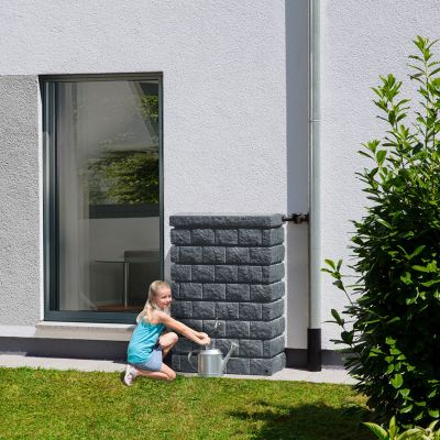 Faserplast_Récupération_des_eaux_pluviales_Citerne_de_mur_Rocky_junior_300l_gris_foncé_2_800008.125