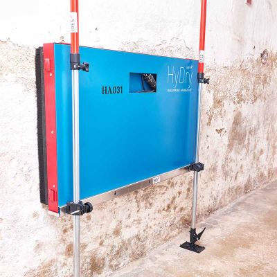Infrarot-Heizplatte HyDry, Alu und ABS, rot-blau, 0.78 kW