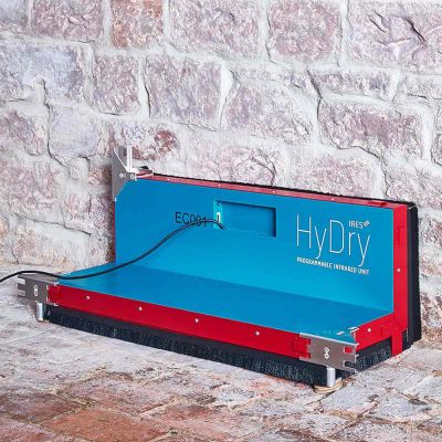 Infrarot-Heizplatte HyDry Edge, Alu und ABS, rot-blau, 0.82 kW